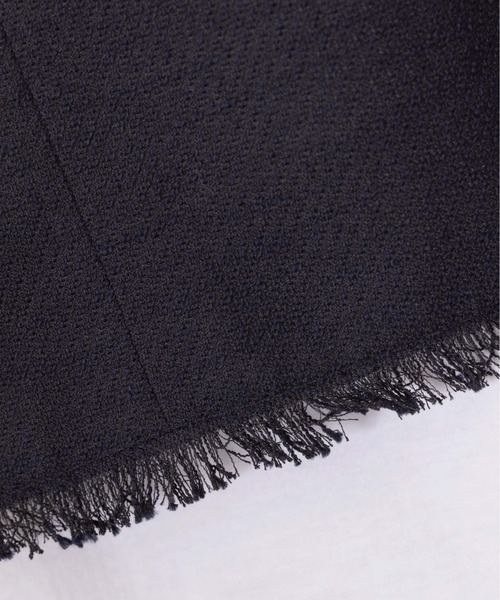 Eimee Law（エイミーロウ）の「フリンジツィードジレ（ベスト・レディース・ブラック/アイボリー/ブラック×ホワイト・38）」の22枚目の写真