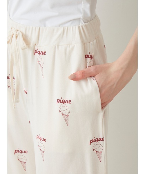ジェラート ピケ］UNISEX総柄ロングパンツ　新品未使用 gelato pique（ジェラートピケ）の「【UNISEX】総柄ロングパンツ