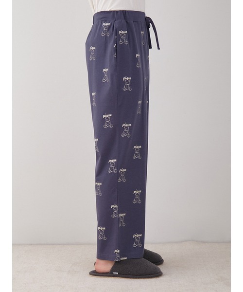ルームウェア・パジャマ gelato pique Hot Smoothie Border Long Pants PWNP245099 gelato pique パジャマ ルームウェア ジェラート3ボーダー