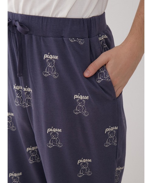 ジェラート ピケ］UNISEX総柄ロングパンツ　新品未使用 gelato pique（ジェラートピケ）の「【UNISEX】総柄ロングパンツ