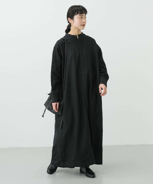かぐれ（カグレ）の「リネンシャツワンピース（ワンピース
