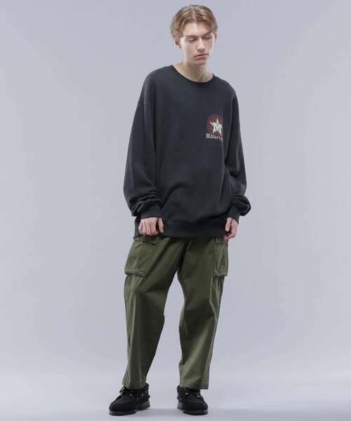 MANASTASH(マナスタッシュ)の「MANASTASH/マナスタッシュ/CASCADE SWEATSHIRTS CROSS LOGO/カスケードスウェットクロスロゴ(スウェット・メンズ・ブラック/その他13/その他5・S/M/L/XL)」の20枚目の写真