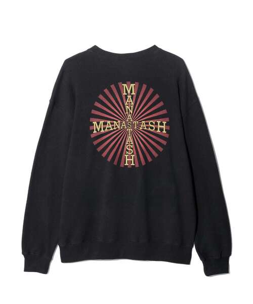 MANASTASH(マナスタッシュ)の「MANASTASH/マナスタッシュ/CASCADE SWEATSHIRTS CROSS LOGO/カスケードスウェットクロスロゴ(スウェット・メンズ・ブラック/その他13/その他5・S/M/L/XL)」の2枚目の写真