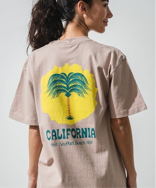 OFFSHORE(オフショア)の「【ZOZO限定】PALM TREE TEE/パーツツリーティ(Tシャツ/カットソー・メンズ・アイボリー/グリーン/ピンク・M/L/XL)」の2枚目の写真