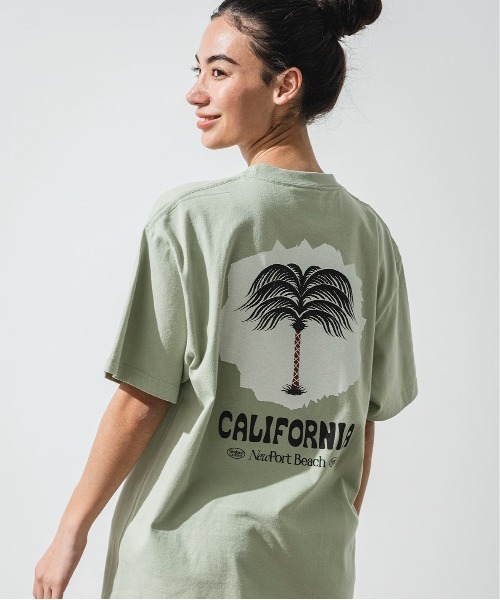 OFFSHORE(オフショア)の「【ZOZO限定】PALM TREE TEE/パーツツリーティ(Tシャツ/カットソー・メンズ・アイボリー/グリーン/ピンク・M/L/XL)」の18枚目の写真
