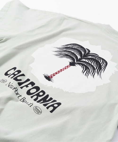 OFFSHORE(オフショア)の「【ZOZO限定】PALM TREE TEE/パーツツリーティ(Tシャツ/カットソー・メンズ・アイボリー/グリーン/ピンク・M/L/XL)」の6枚目の写真