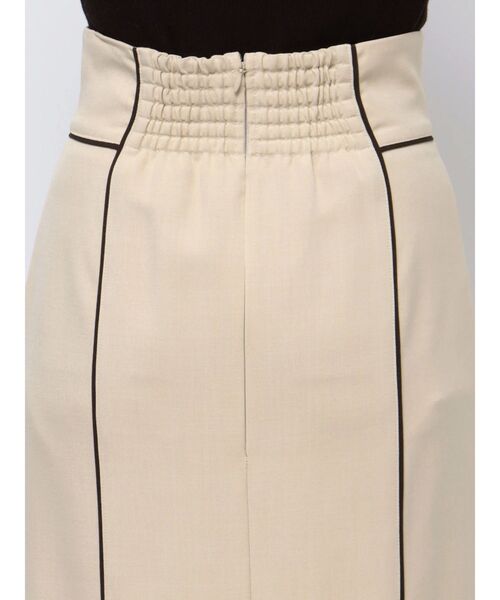 LAGUNAMOON（ラグナムーン）の「バイカラーパイピングスカート（スカート・レディース・ベージュ/モカ・SMALL/MEDIUM）」の7枚目の写真