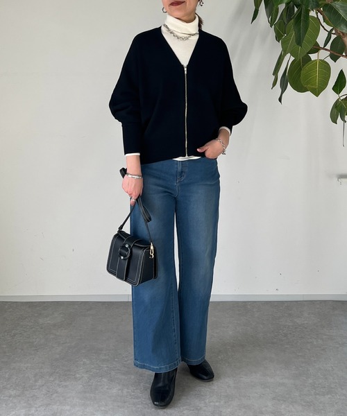 un dix cors（アンディコール）の「スクエア―レザーショルダーバッグ（ショルダーバッグ・レディース・ベージュ/ブラック/ブラウン・FREE）」の21枚目の写真