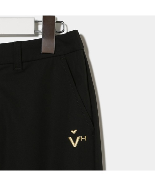 VIVA HEART(ビバハート)の「【VIVA HEART/GOLF】撥水センタープレスベーシックロングパンツ(その他パンツ・レディース・オフホワイト/ブラック・42/38/40)」の7枚目の写真