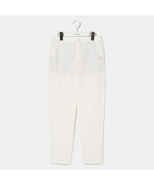 VIVA HEART(ビバハート)の「【VIVA HEART/GOLF】撥水センタープレスベーシックロングパンツ(その他パンツ・レディース・オフホワイト/ブラック・42/38/40)」の11枚目の写真