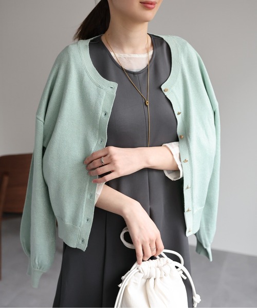 【ぽてと】結婚式　kaene ボレロ　ラメニットカーディガン(シルバー) ぽてと様専用】結婚式 kaene ボレロ ラメニットカーディガン