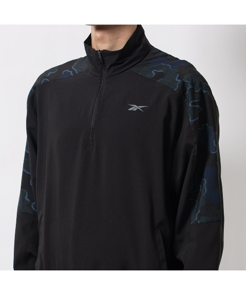 Reebok（リーボック）の「トレイン モーション カモ 1/4 ジップトップ / TRAIN MOTION CAMO 1/4 ZIP TOP（その他トップス・メンズ・ベージュ/ブラック・LARGE/MEDIUM/SMALL/XX-LARGE/X-LARGE）」の5枚目の写真