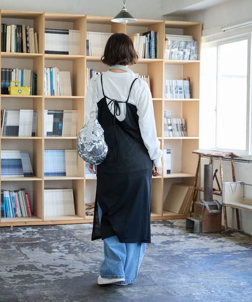 PBLIM（ページボーイリム）の「PBLIM/メッシュキャミワンピ（ワンピース・レディース・ブラック/ネイビー・FREE）」の8枚目の写真