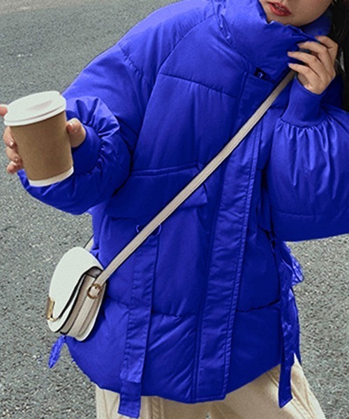 Miniministore(ミニミニストア)の「ジャケット フェイクダウン レディース(ダウンジャケット/コート・レディース・ブラック/レッド/アイボリー/ブルー・2XL/L/XL)」の7枚目の写真