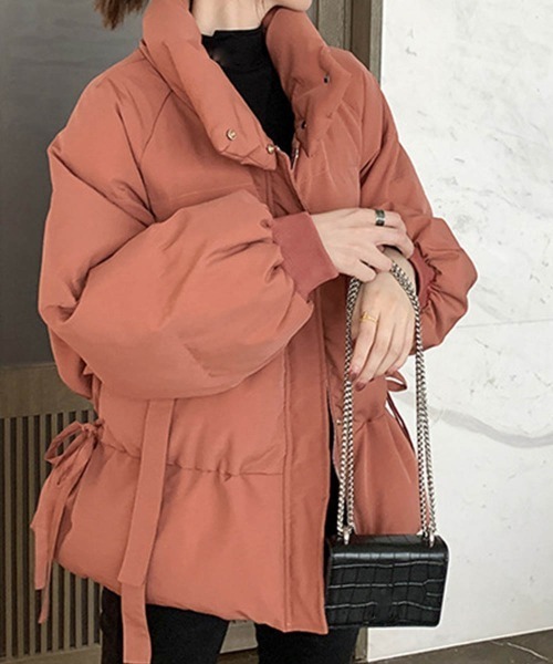 Miniministore(ミニミニストア)の「ジャケット フェイクダウン レディース(ダウンジャケット/コート・レディース・ブラック/レッド/アイボリー/ブルー・2XL/L/XL)」の12枚目の写真