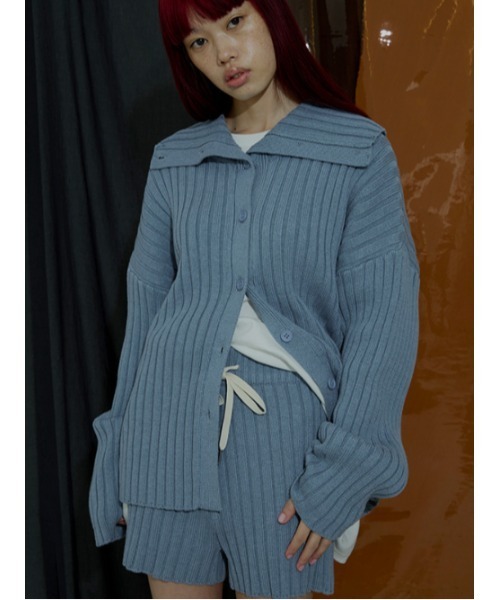 AMAIL（アマイル）の「Ribrib raku pants（その他パンツ・レディース・ブラック/ブルー・FREE）」の12枚目の写真