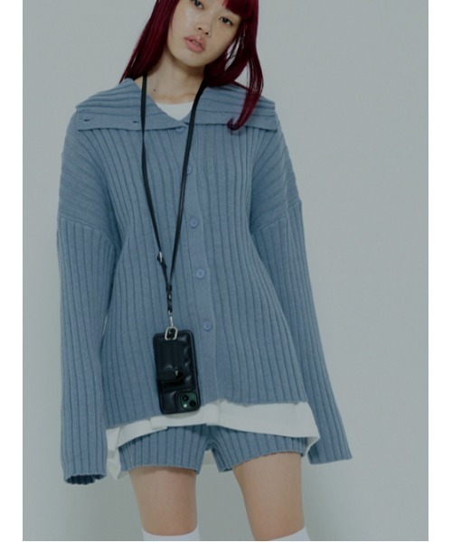 AMAIL（アマイル）の「Ribrib raku pants（その他パンツ・レディース・ブラック/ブルー・FREE）」の14枚目の写真