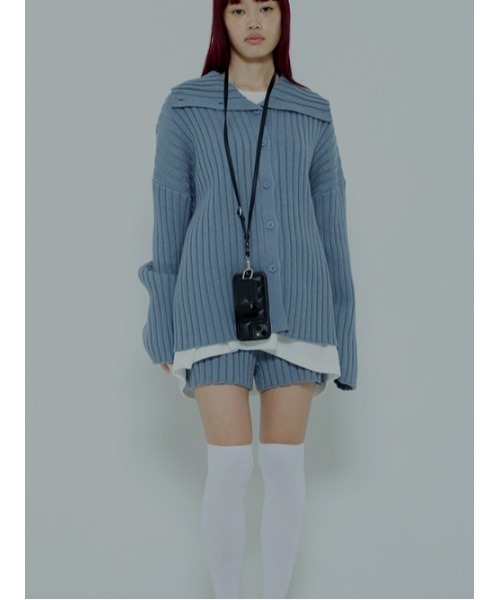 AMAIL（アマイル）の「Ribrib raku pants（その他パンツ・レディース・ブラック/ブルー・FREE）」の15枚目の写真