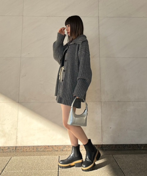 AMAIL（アマイル）の「Ribrib raku pants（その他パンツ・レディース・ブラック/ブルー・FREE）」の18枚目の写真