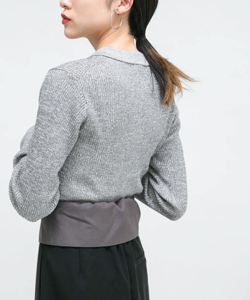 KBF（ケイビーエフ）の「ロングスリーブポロニット（ニット/セーター・レディース・グレー系その他/ピンク系その他/ブルー系その他・ONE）」の19枚目の写真