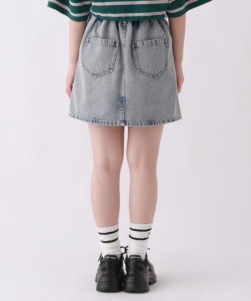 repipi armario(レピピ アルマリオ)の「Dailyスカパン(デニムスカート・キッズ・グレー/ブラック系その他/ケミカルウォッシュ/ホワイト/ライトブルー・LARGE/MEDIUM/SMALL)」の17枚目の写真