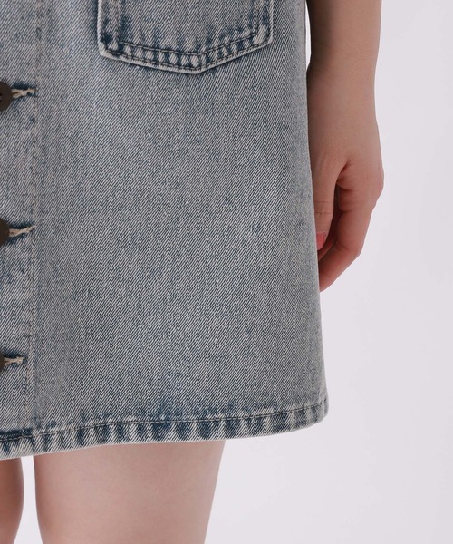 repipi armario(レピピ アルマリオ)の「Dailyスカパン(デニムスカート・キッズ・グレー/ブラック系その他/ケミカルウォッシュ/ホワイト/ライトブルー・LARGE/MEDIUM/SMALL)」の19枚目の写真