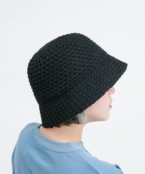 KBF（ケイビーエフ）の「ニットベルHAT（ハット・レディース・ブラック/ベージュ・ONE）」の5枚目の写真