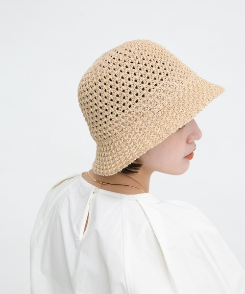 KBF（ケイビーエフ）の「ニットベルHAT（ハット・レディース・ブラック/ベージュ・ONE）」の10枚目の写真