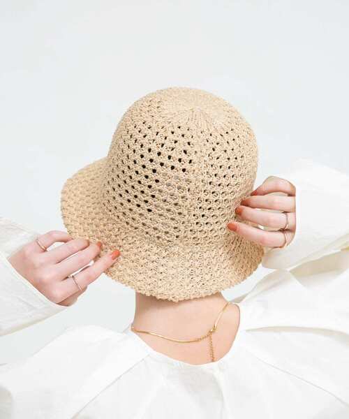 KBF（ケイビーエフ）の「ニットベルHAT（ハット・レディース・ブラック/ベージュ・ONE）」の11枚目の写真