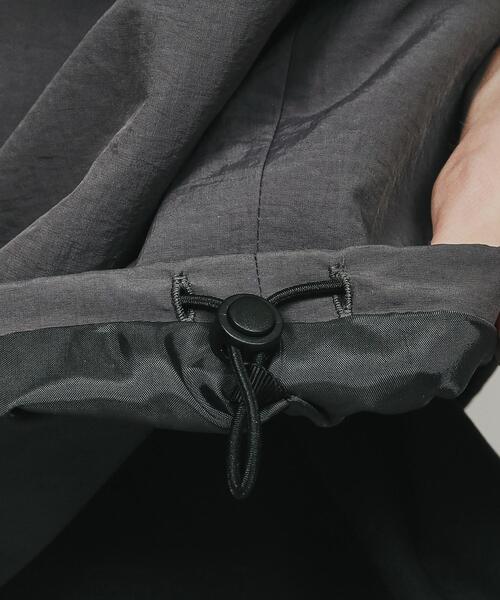 tk.TAKEO KIKUCHI(ティーケータケオキクチ)の「◆ワッシャーナイロンスタンドベスト(ベスト・メンズ・チャコールグレー/ブラック・02/03)」の14枚目の写真