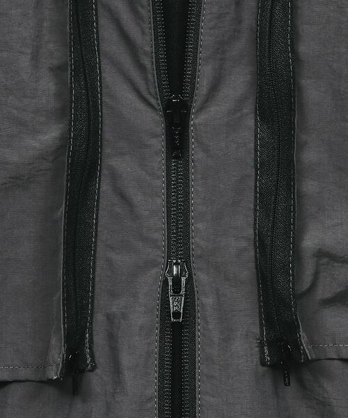tk.TAKEO KIKUCHI(ティーケータケオキクチ)の「◆ワッシャーナイロンスタンドベスト(ベスト・メンズ・チャコールグレー/ブラック・02/03)」の15枚目の写真