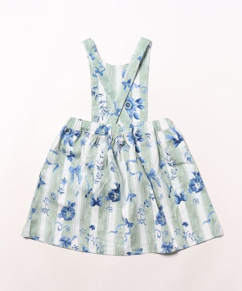 HAKKA KIDS（ハッカキッズ）の「フラワーリボンストライププリント2WAYワンピース（ワンピース・キッズ・ブルー/ピンク・110cm/120cm/130cm/100cm）」の3枚目の写真