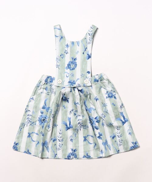HAKKA KIDS（ハッカキッズ）の「フラワーリボンストライププリント2WAYワンピース（ワンピース・キッズ・ブルー/ピンク・110cm/120cm/130cm/100cm）」の7枚目の写真