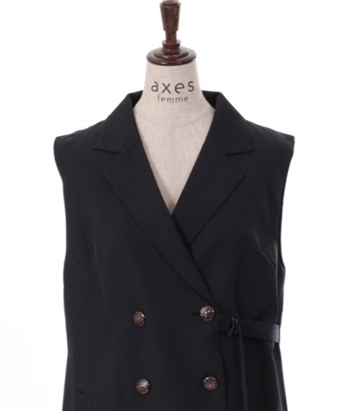 axes femme（アクシーズファム）の「アシンメトリージレ（ベスト