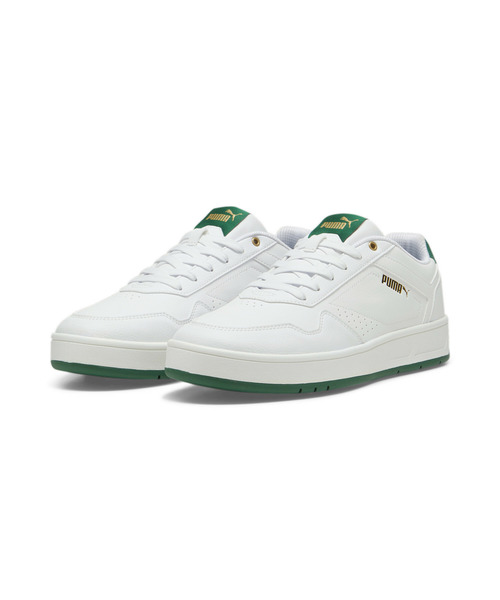 PUMA(プーマ)の「PUMA プーマ ユニセックス コート クラシック スニーカー(スニーカー・メンズ・ホワイト系その他/ホワイト系その他2/ホワイト系その他3/ブラック×ゴールド・22.5cm/23.5cm/24.5cm/25.5cm/26.5cm/27.5cm/26.0cm/27.0cm/28.0cm/29.0cm/22.0cm/28.5cm/29.5cm/30.0cm/23.0cm/24.0cm/25.0cm)」の5枚目の写真
