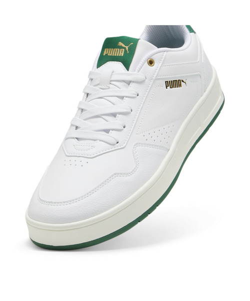 PUMA(プーマ)の「PUMA プーマ ユニセックス コート クラシック スニーカー(スニーカー・メンズ・ホワイト系その他/ホワイト系その他2/ホワイト系その他3/ブラック×ゴールド・22.5cm/23.5cm/24.5cm/25.5cm/26.5cm/27.5cm/26.0cm/27.0cm/28.0cm/29.0cm/22.0cm/28.5cm/29.5cm/30.0cm/23.0cm/24.0cm/25.0cm)」の7枚目の写真