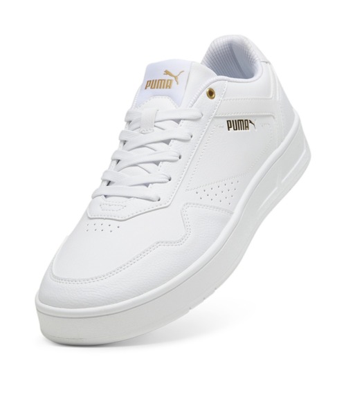 PUMA(プーマ)の「PUMA プーマ ユニセックス コート クラシック スニーカー(スニーカー・メンズ・ホワイト系その他/ホワイト系その他2/ホワイト系その他3/ブラック×ゴールド・22.5cm/23.5cm/24.5cm/25.5cm/26.5cm/27.5cm/26.0cm/27.0cm/28.0cm/29.0cm/22.0cm/28.5cm/29.5cm/30.0cm/23.0cm/24.0cm/25.0cm)」の17枚目の写真