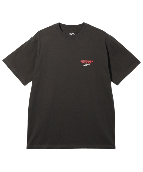 X-girl（エックスガール）の「MILK SHAKE S/S TEE（Tシャツ/カットソー・レディース・ライトピンク/ホワイト/チャコール・S/M/L/XL）」の15枚目の写真