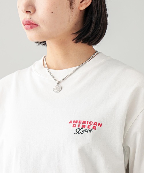 早い者勝ち 大人気 X-girl MILK SHAKE S/S TEE X-girl（エックスガール）の「MILK SHAKE S/S TEE（Tシャツ