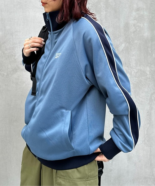 Reebok（リーボック）の「トラックジャケット（スウェット・メンズ・ネイビー/アイボリー/サックスブルー・SMALL/MEDIUM/LARGE）」の12枚目の写真