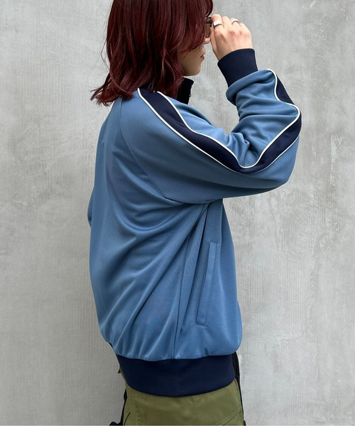 Reebok（リーボック）の「トラックジャケット（スウェット・メンズ・ネイビー/アイボリー/サックスブルー・SMALL/MEDIUM/LARGE）」の14枚目の写真