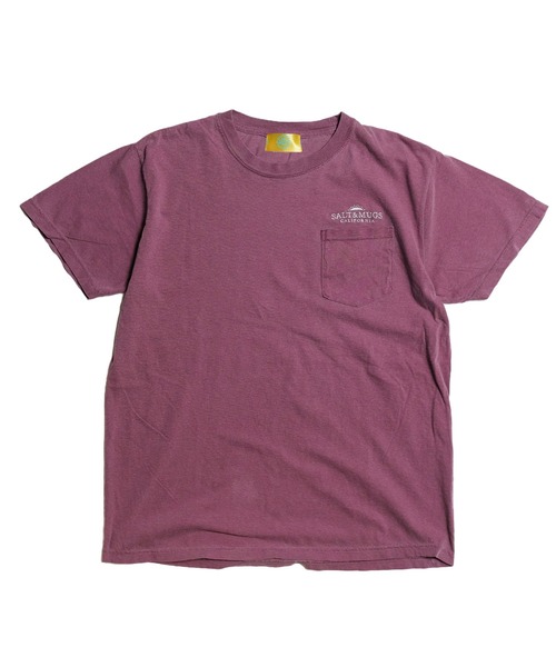 SALT&MUGS(ソルトアンドマグス)の「Old Logo Pkt Tee(Tシャツ/カットソー・メンズ・ブラック/イエロー/グリーン/バーガンディー・MEDIUM/LARGE/X-LARGE)」の10枚目の写真