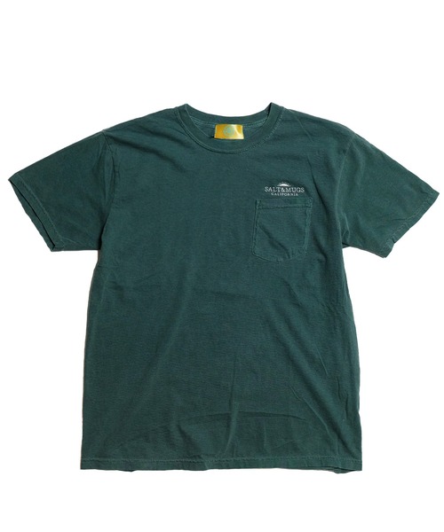 SALT&MUGS(ソルトアンドマグス)の「Old Logo Pkt Tee(Tシャツ/カットソー・メンズ・ブラック/イエロー/グリーン/バーガンディー・MEDIUM/LARGE/X-LARGE)」の11枚目の写真