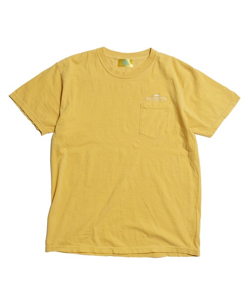 SALT&MUGS(ソルトアンドマグス)の「Old Logo Pkt Tee(Tシャツ/カットソー・メンズ・ブラック/イエロー/グリーン/バーガンディー・MEDIUM/LARGE/X-LARGE)」の12枚目の写真