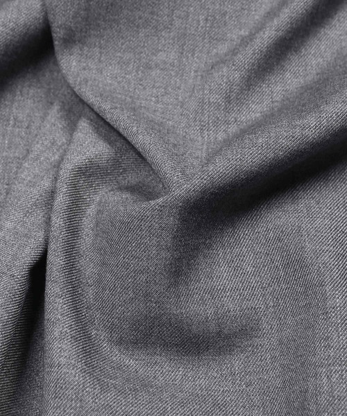 The DUFFER of ST.GEORGE（ザダファーオブセントジョージ）の「【WEB限定アイテム】WOOL LIKE EASY SLACKS：ウエストゴム ウールライク イージースラックス（スラックス・メンズ・グレー/ブラック・X-LARGE/LARGE/MEDIUM/SMALL）」の5枚目の写真