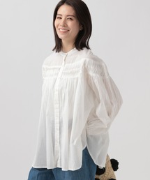 Elura | コットンボイルピンタックブラウス/995391(シャツ/ブラウス)