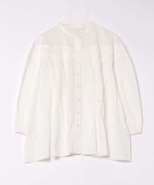 Elura（エルーラ）の「コットンボイルピンタックブラウス/995391（シャツ/ブラウス・レディース・ブラック/オフホワイト・FREE）」の17枚目の写真