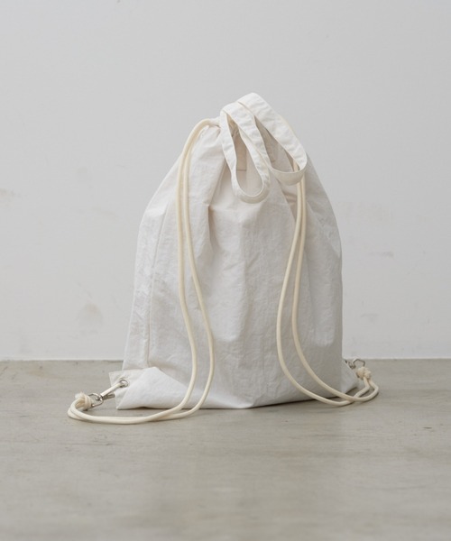 WHIMSIC（ウィムジック）の「【UNISEX】ナップサック（バックパック/リュック・メンズ・ホワイト/ブラック/ブルー・FREE）」の6枚目の写真