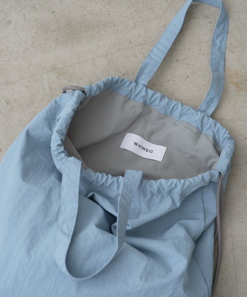 WHIMSIC（ウィムジック）の「【UNISEX】ナップサック（バックパック/リュック・メンズ・ホワイト/ブラック/ブルー・FREE）」の11枚目の写真