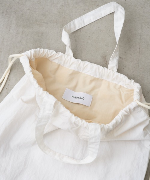 WHIMSIC（ウィムジック）の「【UNISEX】ナップサック（バックパック/リュック・メンズ・ホワイト/ブラック/ブルー・FREE）」の7枚目の写真